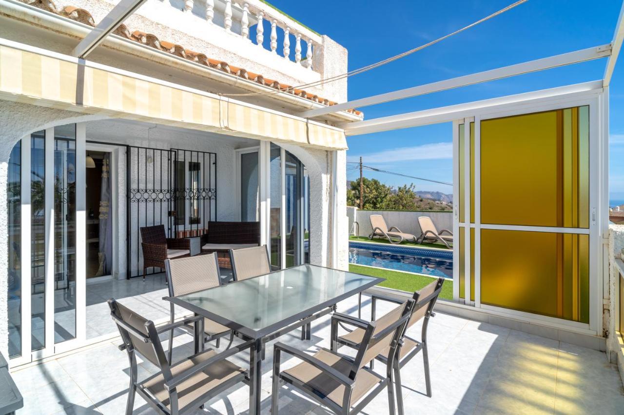 Villa Kenny Private Pool Casasol Nerja Bagian luar foto
